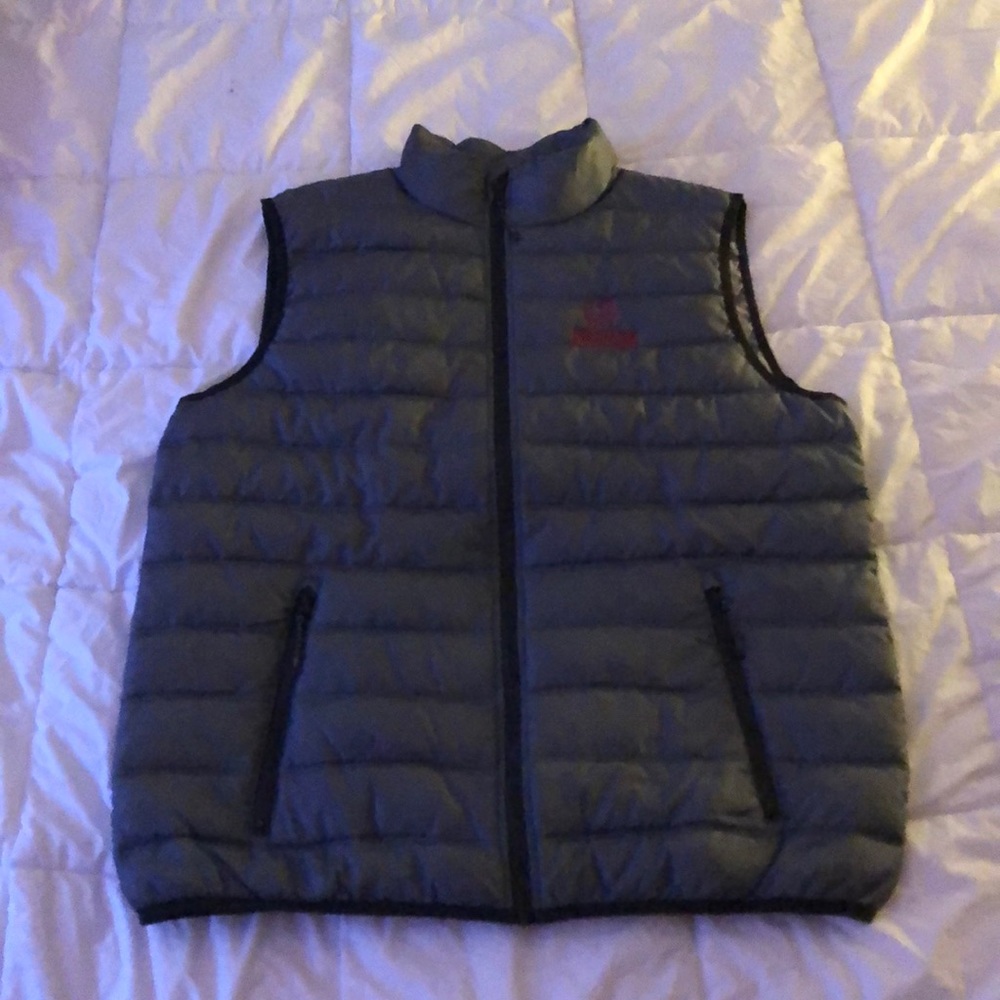 Grey Puffy Vest